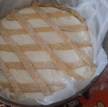 Ukladamy na wierzchu paseczki