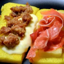 crostino z polenty - gluten free crostino z polenty - gluten free