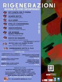 Rigenerazioni 2022/2023 Rassegna di teatro contemporaneo per giovani e adulti
