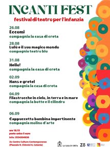 Incanti Fest 2024 Rassegna per famiglie presso il Centro Zo