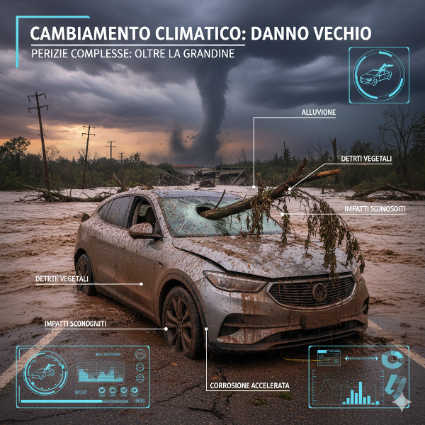 Il Cambiamento Climatico e il Danno al Veicolo: Perizie Complesse Oltre la Semplice Grandine