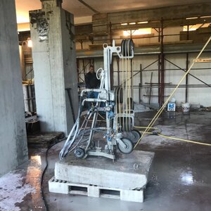 Taglio cemento armato con filo diamantato