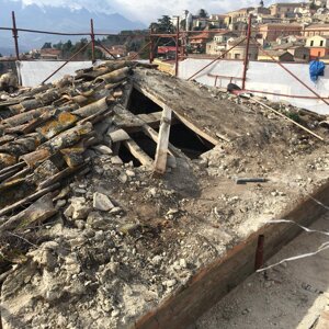 Rimozione copertura esistente
