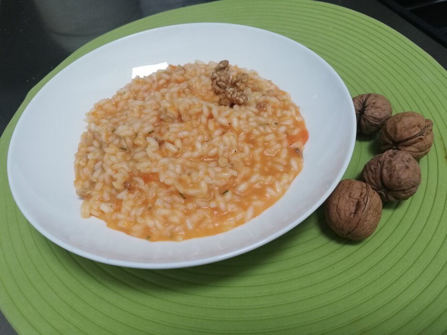 risotto-zucca-gialla-noci-rosmarino-formaggio-primo-piatto