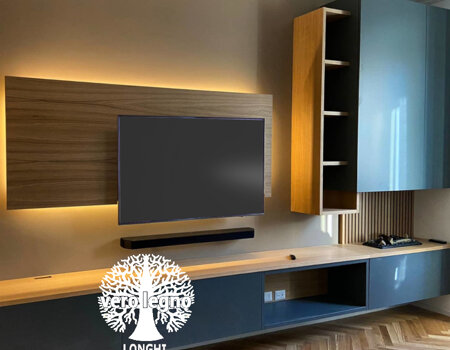 parete living laccata colori a scelta del cliente milano lombardia