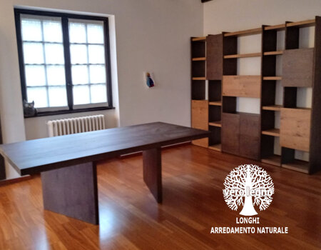 sala pranzo in legno massello moderno madesimo sondrio