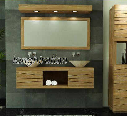 mobili bagni teka SERIE ECONOMY mobili bagno stile asiatico in legni naturali