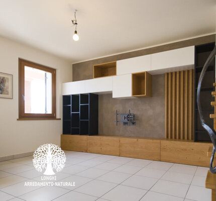 PARETE GIORNO DESIGN MODERNA SU MISURA IN VERO LEGNO PARETE GIORNO DESIGN MODERNA SU MISURA IN VERO LEGNO