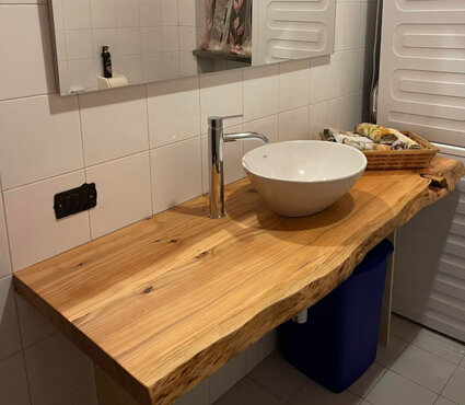 MESOLONI BAGNO MILANO IN LEGNO TRONCO ALBERO