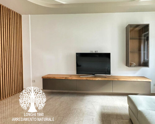 MOBILE PORTA TV E DIVISORIO LEGNO MASSELLO MOBILE PORTA TV E DIVISORIO LEGNO MASSELLO