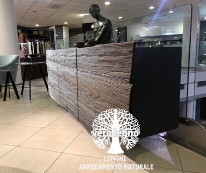 credenza in legno antico massello produzione mobili varese