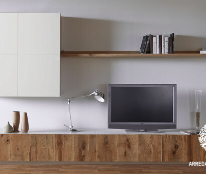 PARETE ATTREZZATA CON ROVERE MASSELLO NODI