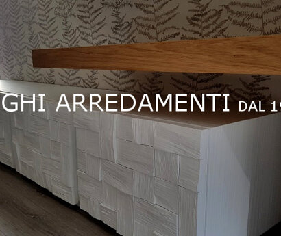 mobile in legno massello 3D mosaico bianco mobili in legno massello asciato. spazzolato, laccato o invecchiato dal design moderno