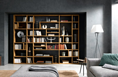 LIBRERIA IN LEGNO MASSELLO MODERNA LIBRERIA IN LEGNO MASSELLO MODERNA