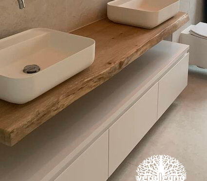 MENSOLONE BAGNO MILANO EFFETTO NATURALE SU MISURA