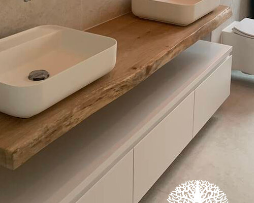 MENSOLONE BAGNO MILANO EFFETTO NATURALE SU MISURA