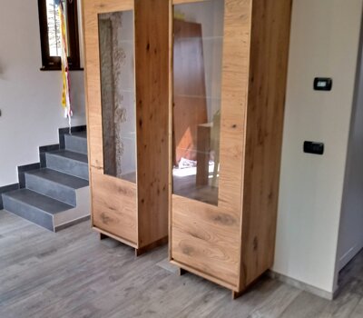 vetrine in legno 