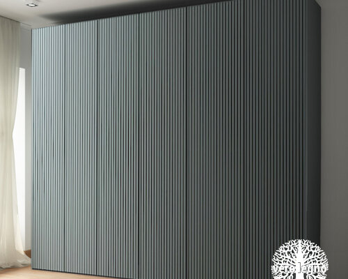 armadio in legno canneto laccato ral