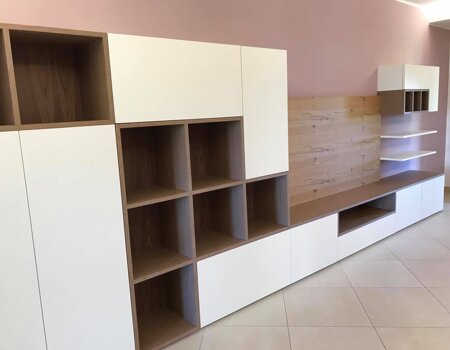 miglior produttore mobili living in legno e laccato lombardia