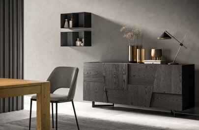 CREDENZA LEGNO MASSELLO GRGIO NERO CREDENZA LEGNO MASSELLO GRGIO NERO