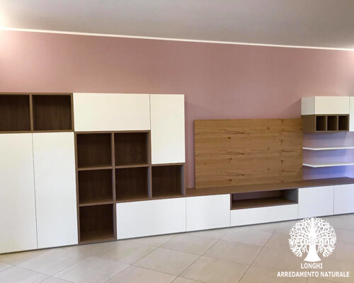 PARETE GIORNO SU MISURA E DISEGNO DI ARCHITETTO PARETE GIORNO SU MISURA E DISEGNO DI ARCHITETTO