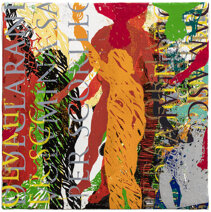 DEI_b 201940 x 40 cmpittura serigrafica in 15 colori su tela UNICUM