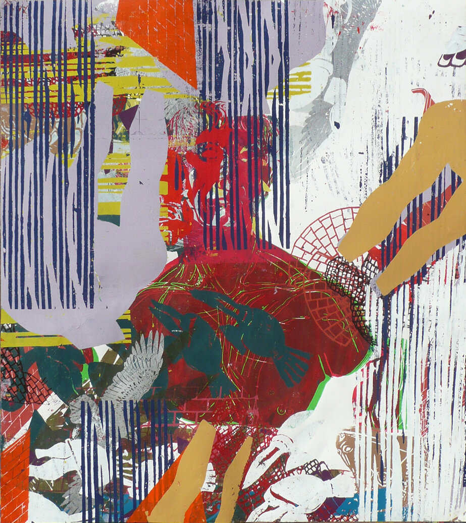 2019 cm 75 x 85 pittura serigrafica in 21 colori su carta Fabriano UNICUM