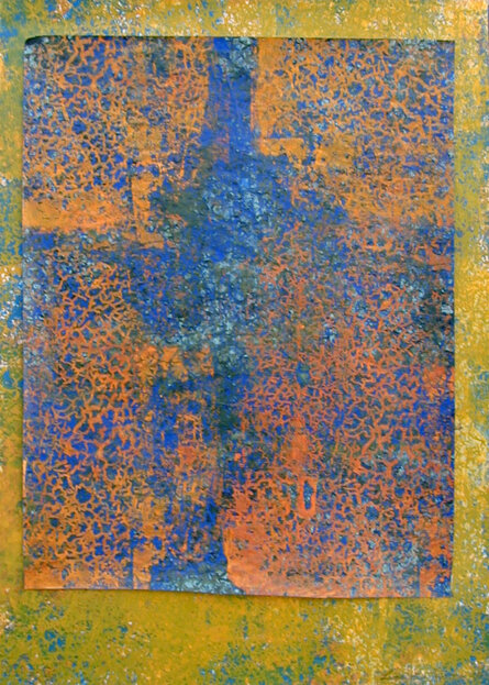 INSIDE 1991 50x70cm pittura serigrafica su carta