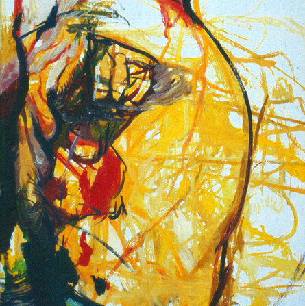 UUNTITLED 1991 24x34cm olio su tela