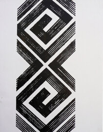 PICTA_5 Itineraria - SIMBOLI 201669 x 90 cmpittura serigrafica su carta Fabriano
