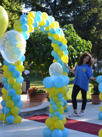 Addobbo Comunione Giallo Azzurro, Avellino