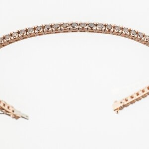 BTLDBRW Bracciale Tennis in Diamanti Brown