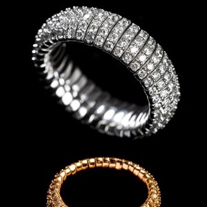 ANMDB - ANMDBRW Monaco Ring White and Brown Diaam.