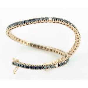 BTLDNSPOT Tennis Bracelet Black Diamonds Spot DB