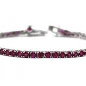 BTLRU Tennis Bracelet in Ruby