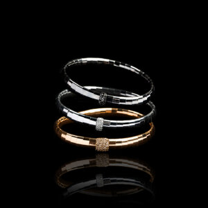 BRM1DB Monaco Bracelet with 1 Pavè White Diamonds
