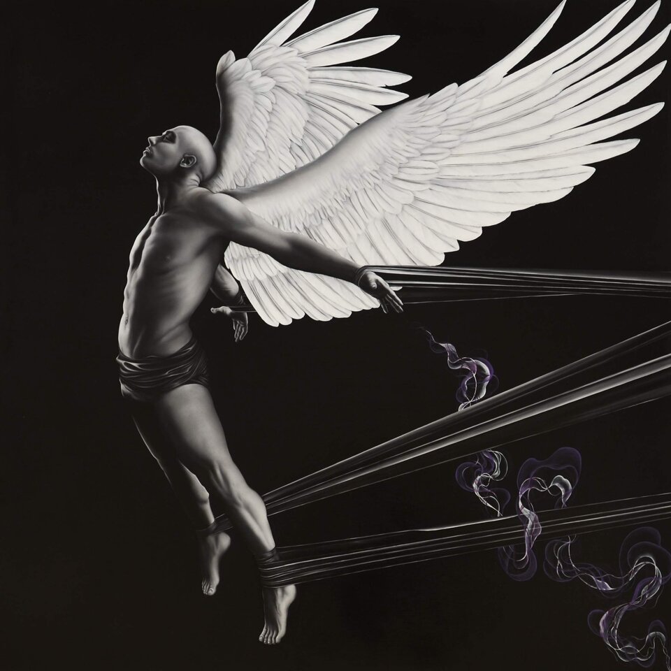 Siletium 2013, oil on canvas, 150 x 150 cm