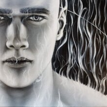 Son3 2017, oil on canvas, 30 x 40 cm
