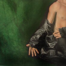Accoglimi 2006, oil on canvas, 100 x 80 cm