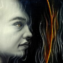 Son2 2017, oil on canvas, 30 x 40 cm