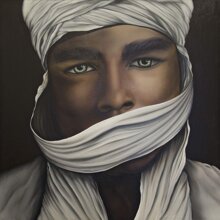 Ashan 2013, oil on canvas, 100 x 100 cm