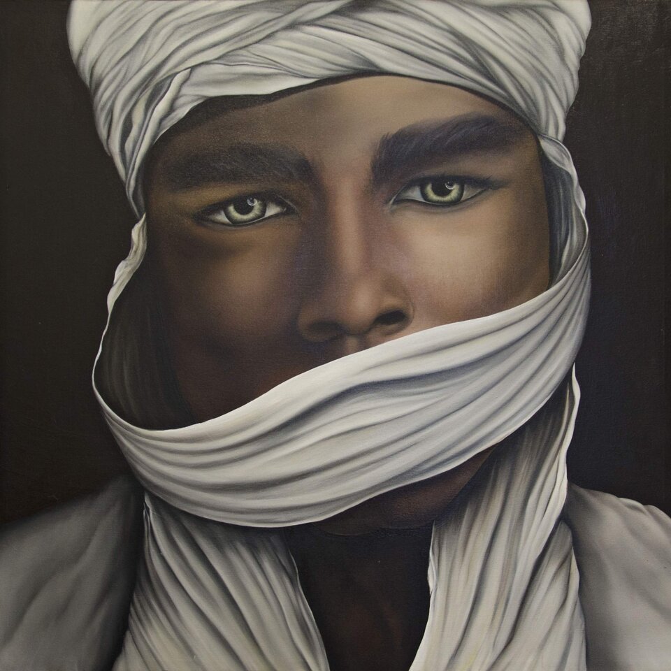 Ashan 2013, oil on canvas, 100 x 100 cm