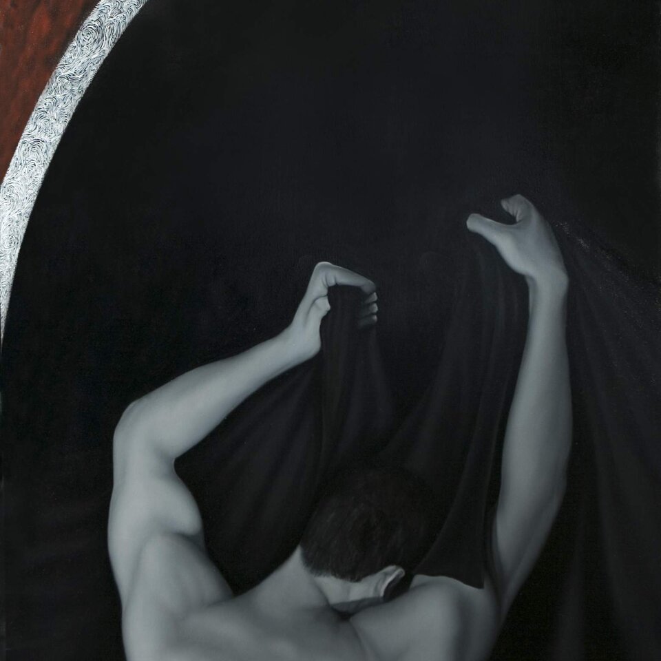 Respiro 2008, oil on canvas, 100 x 200 cm