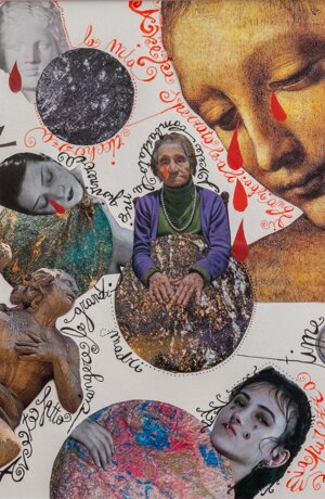2019 - Collage e inchiostro su carta (cm 30x30)