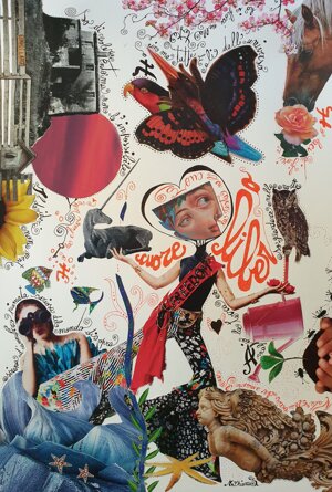 2019 - Collage e inchiostro su carta (cm 33x48)