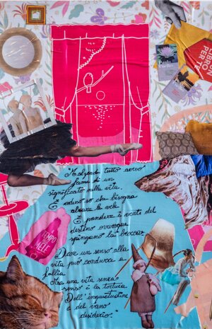 2022 - Collage e inchiostro su carta (cm 24x33)