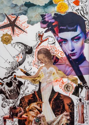 2019 - Collage e inchiostro su carta (cm 33x48)