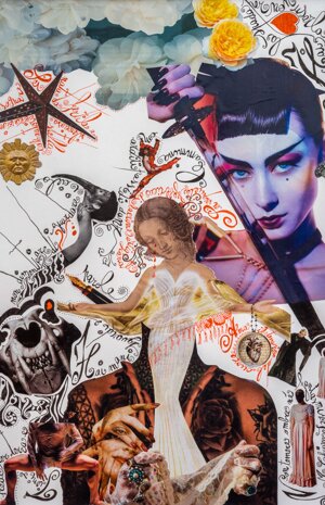 2019 - Collage e inchiostro su carta (cm 33x48)
