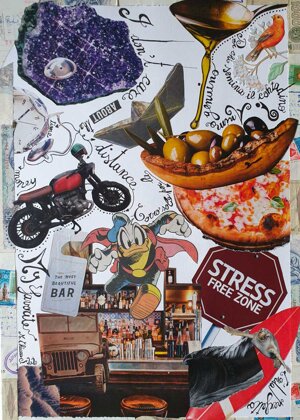 2020 - Collage e inchiostro su carta (cm 33x48)