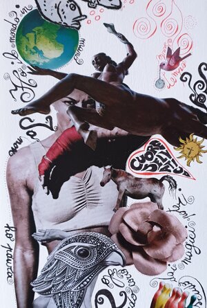 2019 - Collage e inchiostro su carta (cm 20x50)